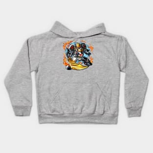 Albino Tiger Bot Kids Hoodie